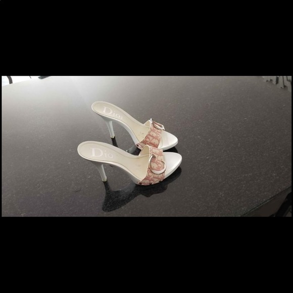 Dior Oblique Vintage Sandal Heels - Picture 4 of 10